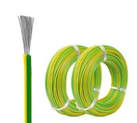 Câble chauffant avec mise à la terre, A.W.G. vert jaune étamé 2-22 -60C de fil terre cuivre silicone à 200C