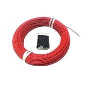 Câble chauffant en fibre de carbone fluoropolymère 2mm 12K 33Ohm | Hotline de fil électrique au sol 10/20/30/50/100M(50 meters)