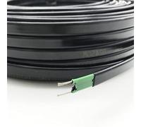 Câble chauffant Fil de chauffage électrique antigel for tuyau d'eau de toit, câble chauffant de protection contre le gel autorégulateur, fil de chauffage électrique 12 V 24 V 110 V 220 V Chauffage dur