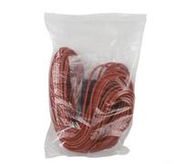 Câble chauffant infrarouge lointain en fibre de carbone 12 K 33 Ohm par mètre Gaine en caoutchouc de silicone pour applications thermiques 200 C (20 m)