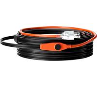 Câble chauffant pour tuyaux 25 m 23 W/m Ruban chauffant pour tuyaux avec thermostat intégré