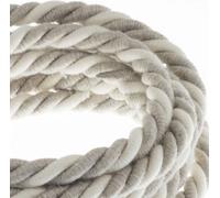 Câble Creative-Cables XL Ø 16 mm, 3 x 0,75 mm² (20 m, gris/blanc CLS31)
