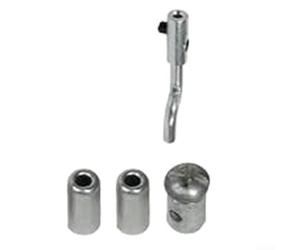 Câble d'accélérateur pour débroussailleuse, motoculteur, cyclomoteur, hachoir - 1,5 mm - Avec pointe en Z et pince - Pièce de rechange