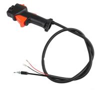 Câble d'accélérateur pour Honda GX35 139F 140F Brosse Pièce de rechange Fil de contrôle Assemblage Kit de réparation de tondeuse à gazon Poignée en plastique noir 20 cm