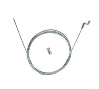 Câble d'accélérateur pour tondeuse à gazon - 200 cm - Fil d'acier flexible - Kit de réparation pour machines de jardin, tondeuses à gazon, tracteurs à essieu unique, débroussailleuses
