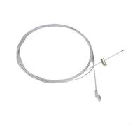 Câble d'accélérateur Z-Hook pour tondeuse à gazon, fil d'entraînement en acier de 200 cm avec embout à vis, ligne de contrôle de rechange pour tracteurs de jardin et débroussailleuses,