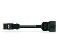 Câble D'adaptateur Wago Eca Avec Connecteur Schuko 2M Noir - 771-9993/406-201
