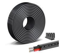 Câble d'alimentation 22 AWG, 2 x 0,3 mm², rallonge de 8 mètres, en cuivre étamé, flexible, pour atelier et applications 12 V/24 V