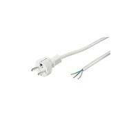 câble dalimentation connecteur schuko extrémité ouverte 3m goobay 50504