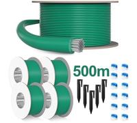 Câble d'alimentation de 500 mètres pour robots + 1750 piquets de fixation au sol + 60 connecteurs à vis pour câbles