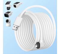 Câble d'alimentation de 6 m compatible avec Eufy SoloCam S220/S340/C210/E30, pour eufy Indoor Cam S350/C210/C220, EufyCam 3/S330/S3 Pro/3C/S300, câble d'extension USB de type C étanche pour appareil