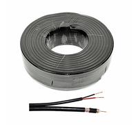 Câble d'alimentation e vidéo PNI CCTV-B 100M pour caméras de Surveillance, 100 m
