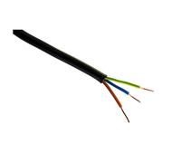 Zenitech Câble d'alimentation électrique U-1000 R2V 3G2,5 mm² Noir 10 m
