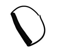 Câble d'alimentation en spirale télescopique 2 conducteurs 15 AWG | Cordon à ressort rétractable multiconducteur 1,5 mm², extension extensible de 1 à 8 m (1 mètre)