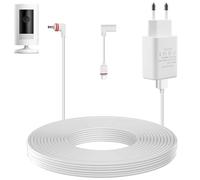Câble d'alimentation et adaptateur de 7,6 m, adaptateur d'alimentation pour Arlo Pro Pro2 compatible avec Ring Spotlight Cam, câble d'extension, fiche résistante aux intempéries et câble de charge