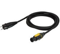 Câble d'alimentation PCE powerCON TRUE1 vers Schuko 3x 1,5 mm² 1,5 m - Câbles Adaptateurs