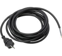 Câble d'alimentation pour perceuse, gaine en plastique, 230 V/16 A, longueur de câble 3 mètres, couleur noire