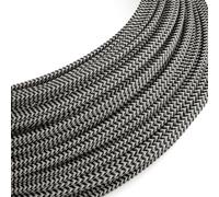 Câble d'alimentation SELV basse tension d'origine Creative-Cables, 2 x 0,35 mm² (50 m, noir en zigzag RZ04)