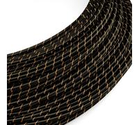Câble d'alimentation SELV basse tension d'origine Creative-Cables, 2 x 0,35 mm² (50 m, noir et or Vertigo ERM42)