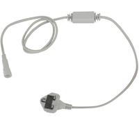 Câble d'alimentation SHOWTEC pour guirlande LED / Glace blanche - Prise britannique BS13 - Accessoires pour éclairage décoratif