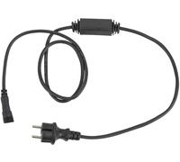 Câble d'alimentation SHOWTEC pour guirlande LED / glaçons noir - fiche Schuko - Accessoires pour éclairage décoratif