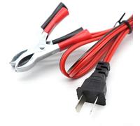Câble de batterie 12 V pour générateur onduleur, charge de type V avec clips, cordon d'alimentation CC de 1,2 m compatible avec EF2000iS,