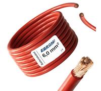 Câble de batterie ROT H07V-K 6 10 16 25 35 50mm² Câble de batterie voiture 100% cuivre OFC, coupe à la longueur que vous souhaitez- 6mm2-10mm2-16mm2-25mm2-35mm2-35mm2+50mm2