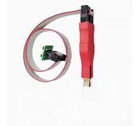 Câble de brûleur de broche à ressort pour clip TSSOP8 MSOP8, sonde de programmation IC avec fil souple de 30 cm, puce de téléchargement de 0,65 mm, outil de lecture et d'écriture, rouge (pour MSOP8)