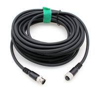 Câble de capteur à connecteur M12, codage A, 4 pôles, longueur 8 mètres, blindé