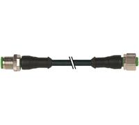 Câble De Capteur M12 Mâle Femelle 5 Câbles PUR 2M - 7000-40041-6350200