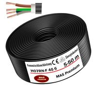 5m de câble souple en caoutchouc Câble de chantier H07RN-F 4G6 Flexible pour appareils
