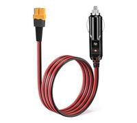 Câble de charge allume-cigare vers XT60, 12 V/24 V pour centrales électriques : EcoFlow, Bluetti EB55, ALLPOWERS S2000, Anker 757/767, 14 AWG