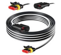 Câble de charge de 5 m pour transformateur d'alimentation et station de charge compatible avec Husqvarna Automower 320, 330x 2013-2015, 105 305 310 315X 405X 415X 420 430X 2015+, pour robot tondeuse