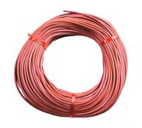 Câble de chauffage au sol 12 K avec bobine de fil chauffant en fibre de carbone, isolation en caoutchouc de silicone, résistance de 33 ohmm pour une performance de chauffage fiable (10 m)