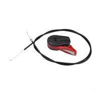 Câble de commande d'accélérateur, 1 jeu de câbles en acier rouge et noir, ligne de moteur robuste pour l'entretien de la tondeuse à gazon, boîtier en plastique pièce de rechange