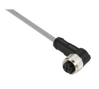 Câble de connexion prise M12 2m - Cordon de brassage capteur-actionneur 2m M12 XZCPV1241L2 | Telemechanique Sensors | XZCPV1241L2 | XZCPV1241L2 | Câble confectionné détecteur/actionneur