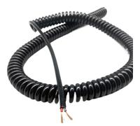 Câble de cordon d'alimentation en spirale | 2 longueurs d'étirement multiples de 0,75 mm for camion : cordon rétractable flexible(Stretch 9 meter)