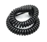 Câble de cordon d'alimentation en spirale à 2 noyaux(2 Core 24awg,Line length 5 meter)