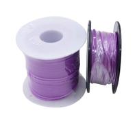 Câble de cuivre ultra doux 1 enroulé en silicone flexible 30/28/26/24/22/20AWGDIY(PURPLE; 25m- (1 Volume); 24AWG)