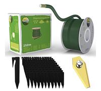 Câble de délimitation 250 m + 750 piquets + 30 lames pour robot tondeuse à gazon robot robot kit d'accessoires fil de délimitation pour câble de recherche - Compatible avec Bosch Indego
