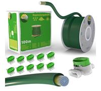 Câble de délimitation de 100 m + 10 connecteurs de câble pour Tondeuse Robot à Gazon - Kit d'accessoires de Fil de délimitation pour câble de Recherche - Compatible