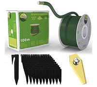 Câble de délimitation de 100 m + 300 piquets + 30 lames pour robot tondeuse à gazon - Kit d'accessoires - Câble de délimitation pour câble de recherche - Compatible avec Bosch Indego