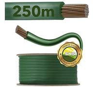 Câble de délimitation, de 250 m, pour Tondeuse, Robots à Gazon, kit d'accessoires pour câble de Recherche, Compatible avec Gardena, Bosch, Husqvarna, Worx, Honda, ROBOMOW, iMow, diamètre : 2,7 mm