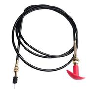 Câble de Gaz Accélérateur Câble d'étranglement Control-Push Pull 2,5 mètres bouton rond Go-Kart tondeuse à gazon pour tracteur Câble d'embrayage
