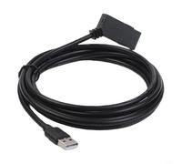 Câble de programmation PLC 6ED1057-1AA01-0BA0 pour Siemens LOGO!, câble adaptateur USB vers série avec indicateur LED, 300 cm noir pour le contrôle SPS sous pour Windows XP/7/2000