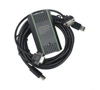 Câble de programmation USB 6GK1571-0BA00-0AA0 pour Siemens S7-200 S7-300 S7-400 PLC | Coque en métal ABS avec isolation optocoupleur | Prend en charge le protocole MPI PPI pour Windows pour XP Win7