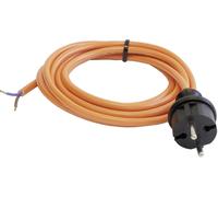 AS Schwabe Cordon d'alimentation 70913 PUR 5 m Orange 230V 16A IP44 H07BQF 2x1,0 Fabriqué en UE