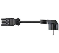 Bachmann Cordon secteur 375.000 – CEE7 vers GST18, 1,5 m, noir