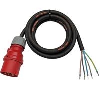 Câble de raccordement CEE, 3 mètres, 32 A, 400 V, H07RN-F, IP44, 5 x 4 mm²