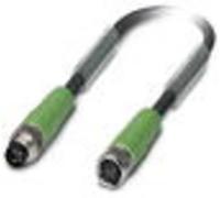 Câble de raccordement M8 Phoenix Contact SAC-4P-M 8MS/ 1,5-PUR/M 8FSSH 1455735 1.50 m Nombre de pôles: 4 1 pc(s) Piece